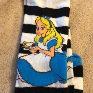 Alice in Wonderland knee high socks